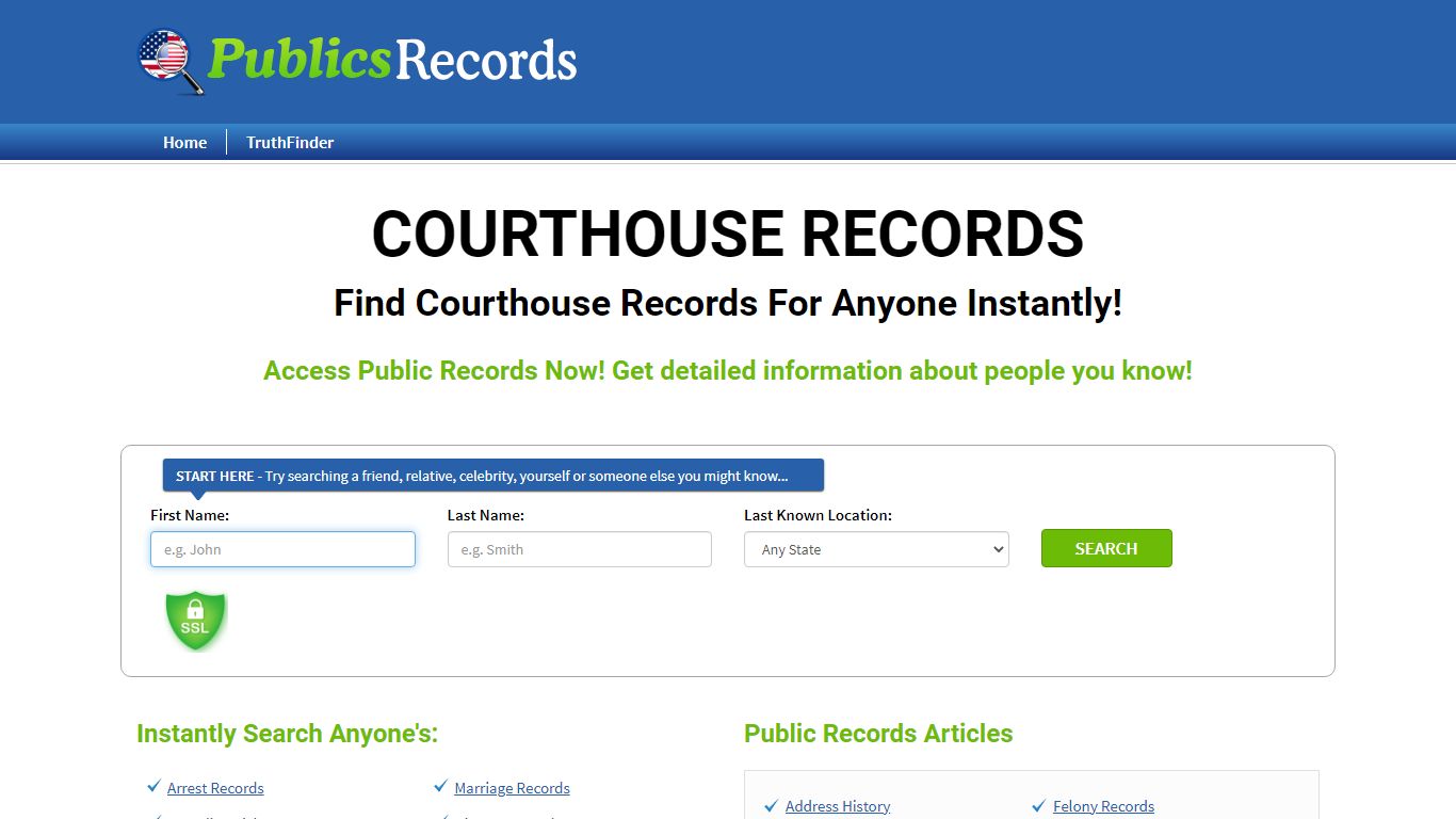 Find Courthouse Records For Anyone